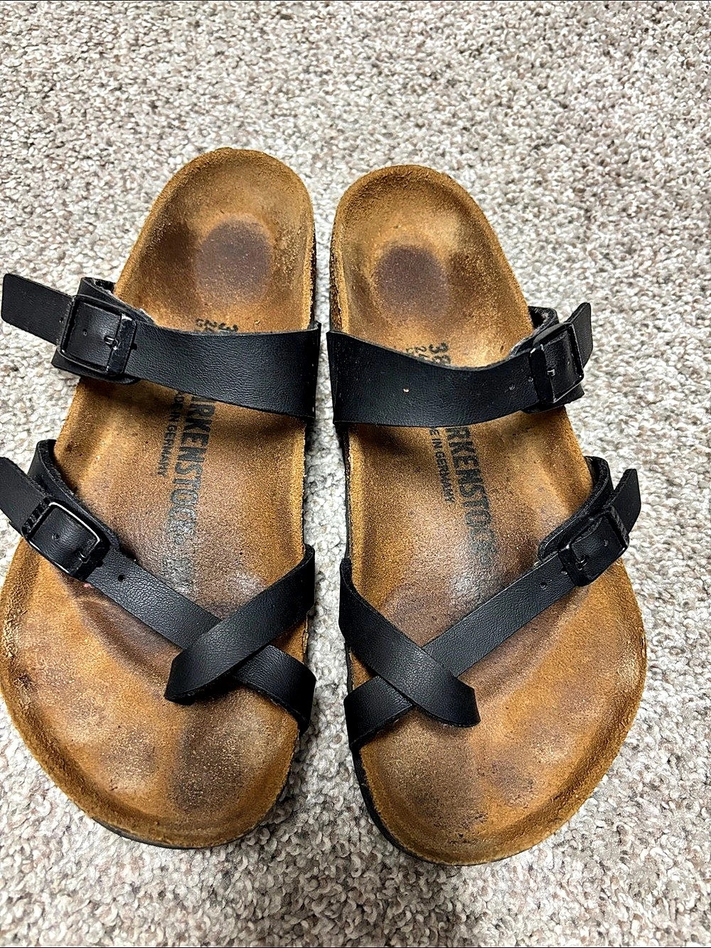 Birkenstock Mayari Women's Black Leather Sandals EU 38